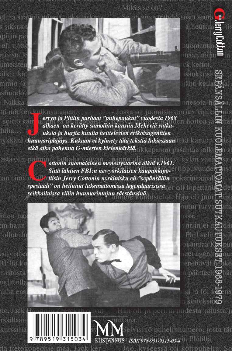 Pokkari - Jerry Cotton - Sepänsällin Sutkautukset 1968 - 1979 - Porokoru