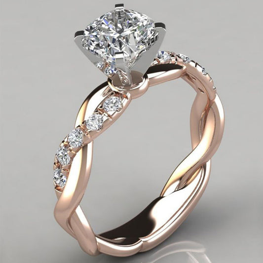 Satuaiheinen 18-Karaatin 925-Sterlinghopea Sormus Divine Dulcet