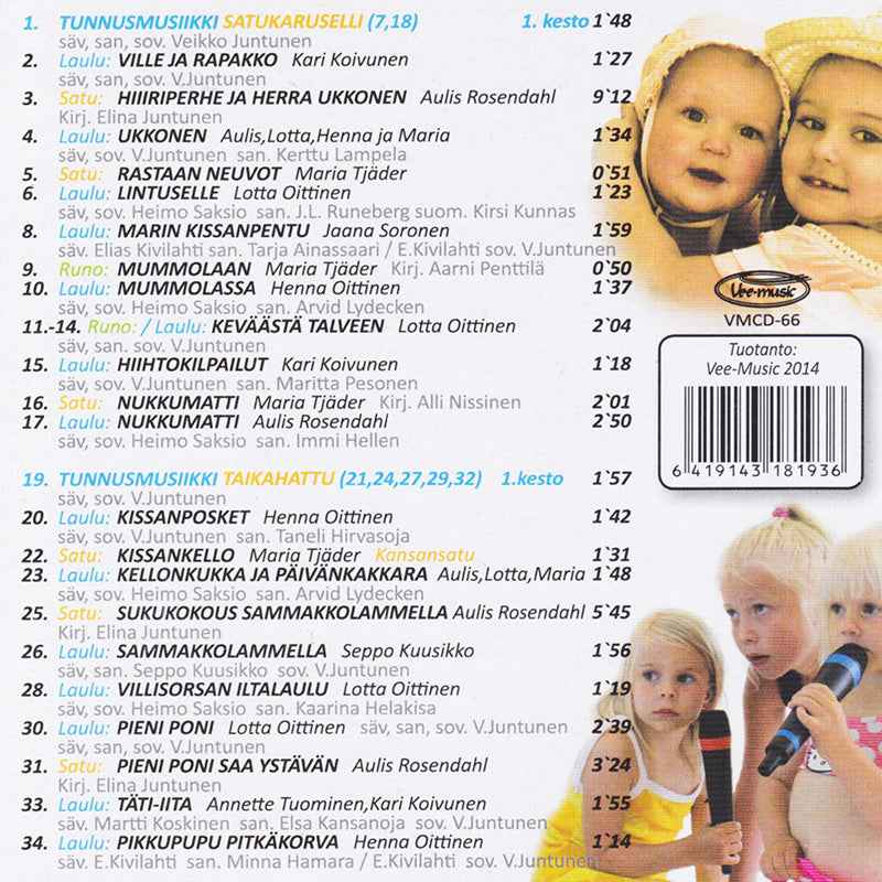 CD - Satuja ja Lastenlauluja - VMCD-66 - Porokoru