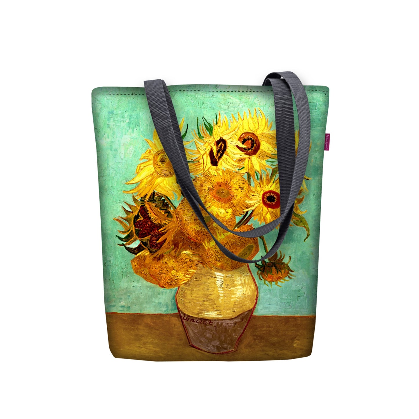 Canvas Cordura Olkalaukku/Ostoskassi - Sunflowers Sunny Line Bertoni