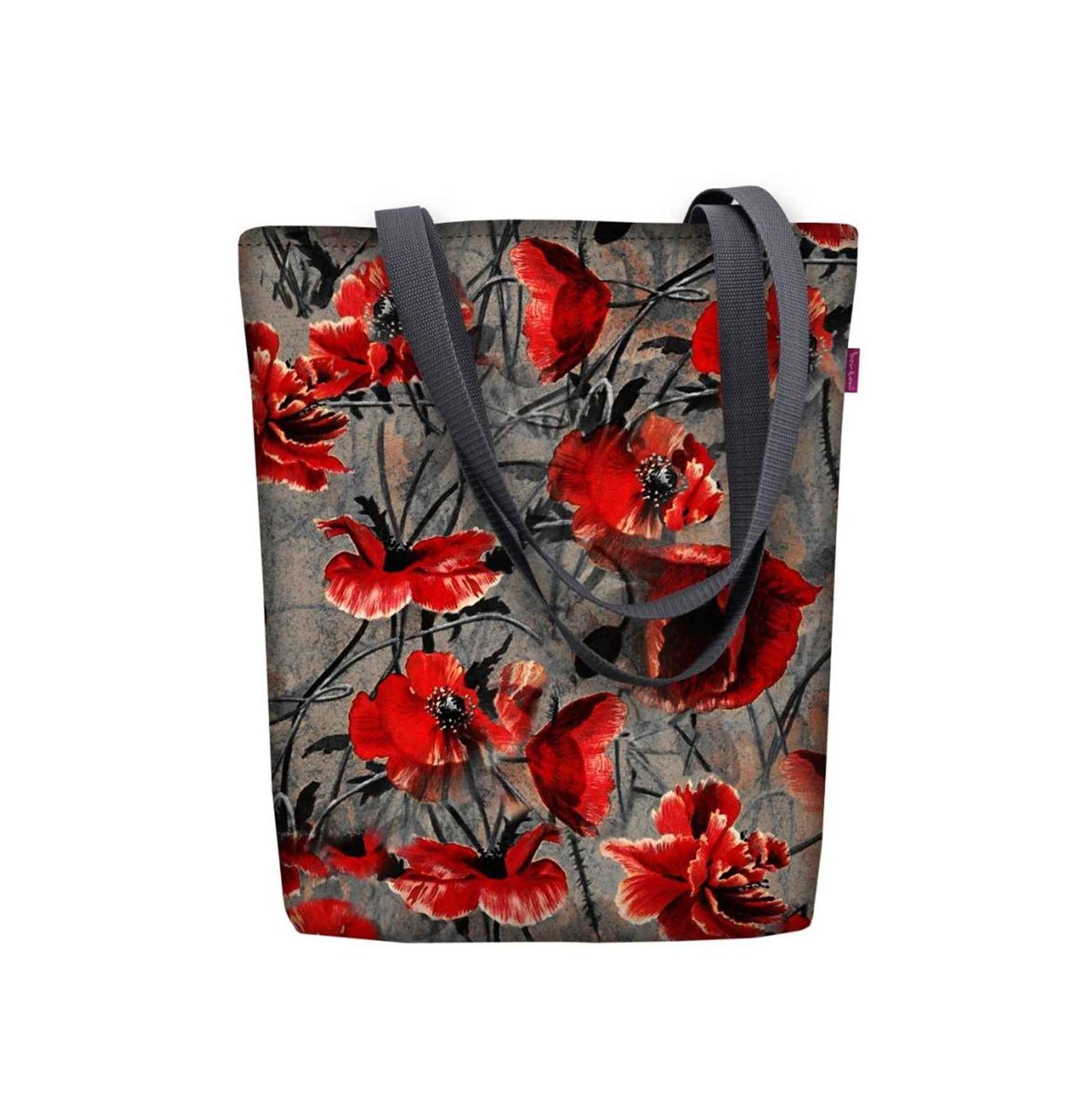 Canvas Cordura Olkalaukku/Ostoskassi - Meadow Kukat - Sunny Line Bertoni - Porokoru