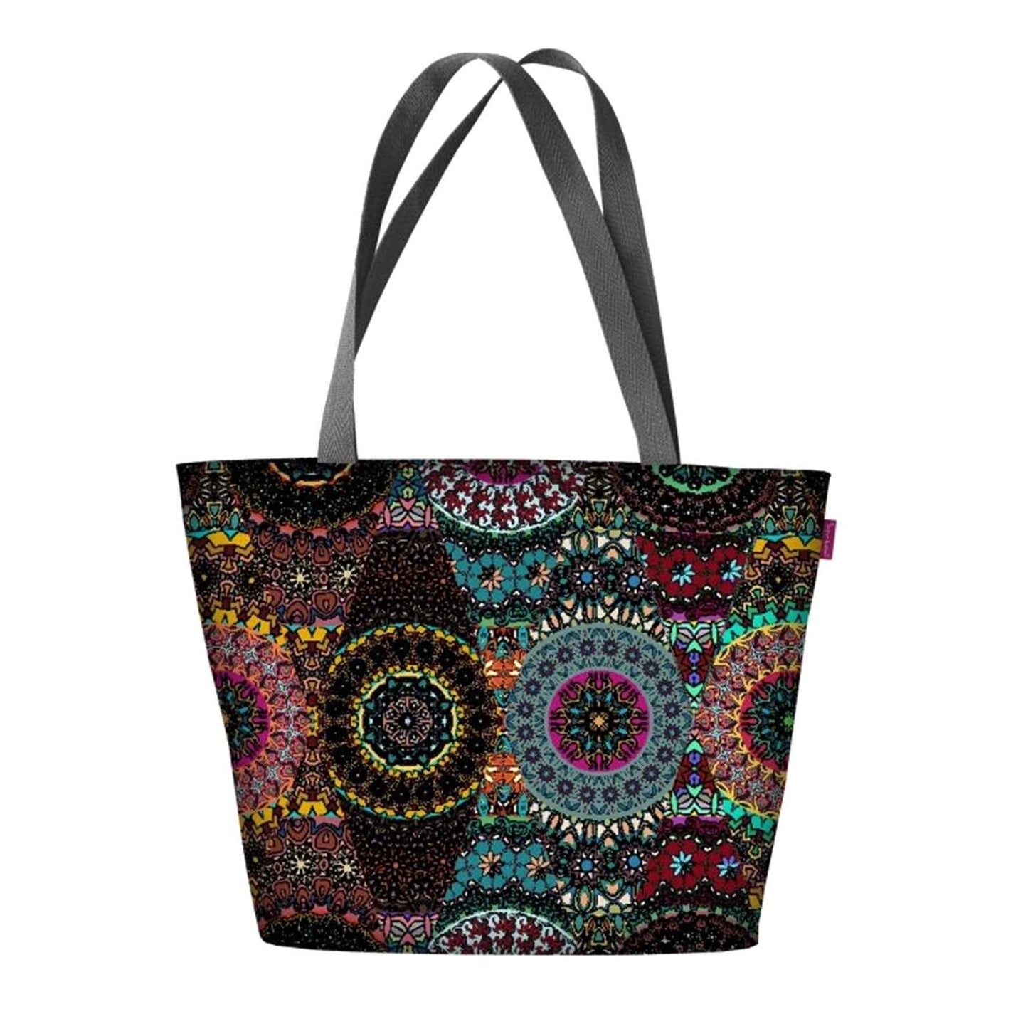 Palermo Shoulder Bag In Canvas Holiday Line Bertoni