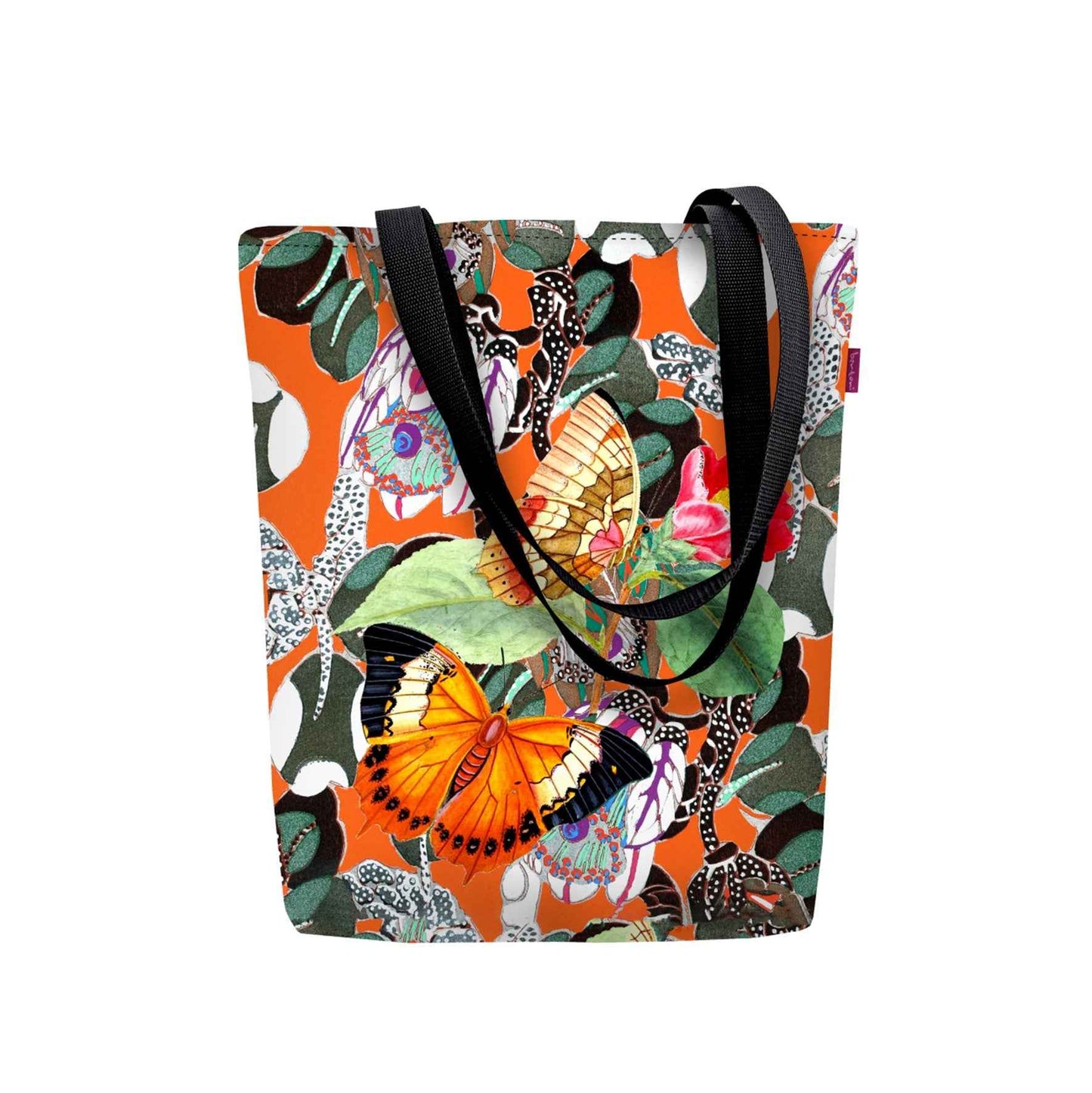 Efemeryda Shoulder Bag In Canvas Sunny Line Bertoni
