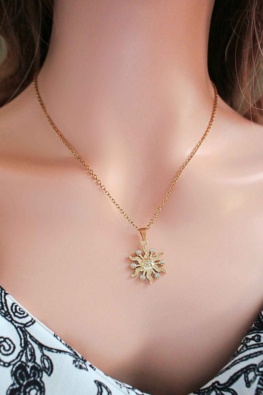24-Karaatin Cubic Zirkonia Aurinkoriipuskaulakoru - Divine Dulcet - Porokoru