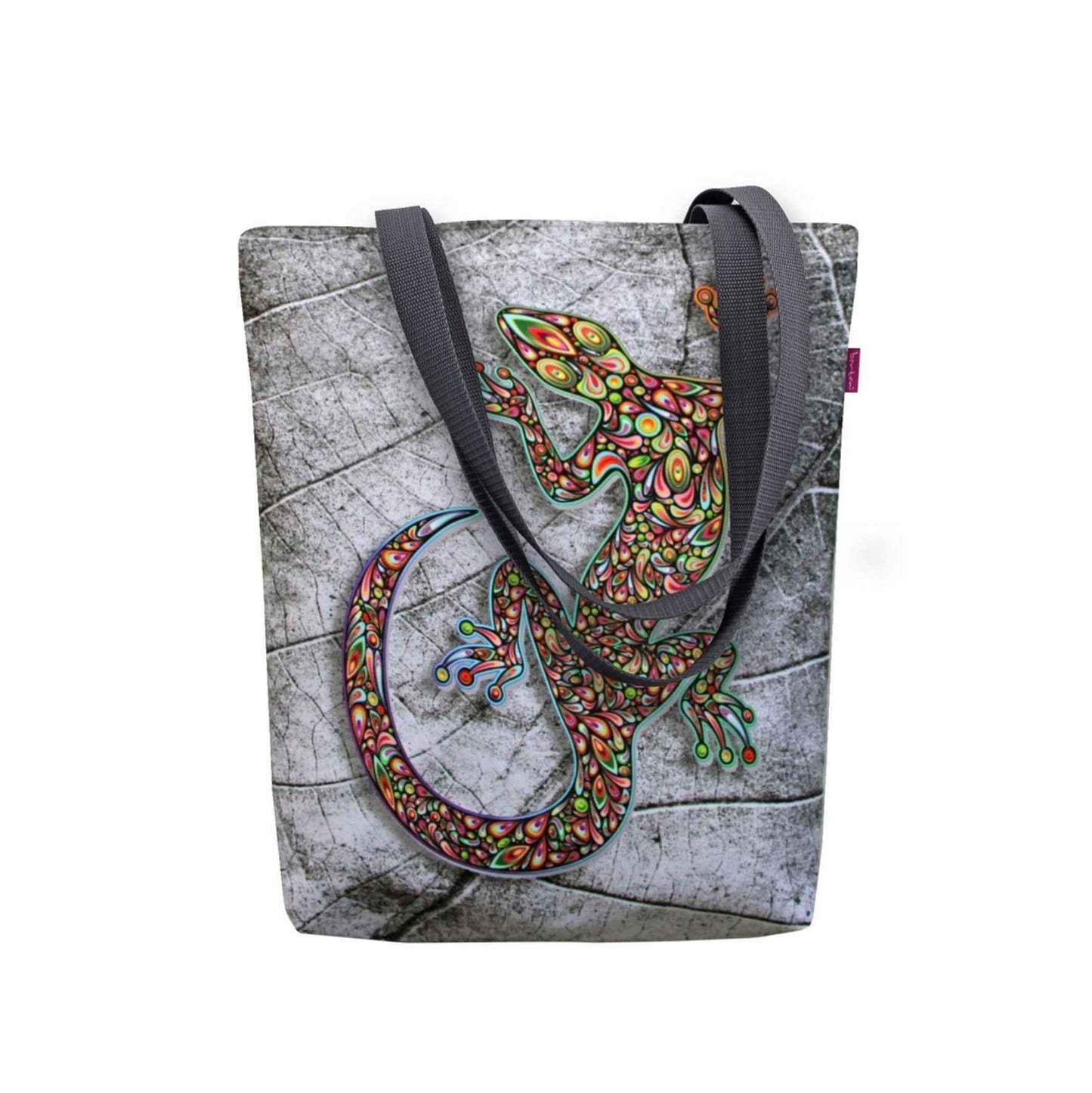 Canvas Cordura Olkalaukku/Ostoskassi - Lizard - Sunny Line Bertoni - Porokoru