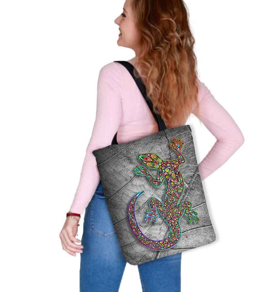 Canvas Cordura Olkalaukku/Ostoskassi - Lizard - Sunny Line Bertoni - Porokoru