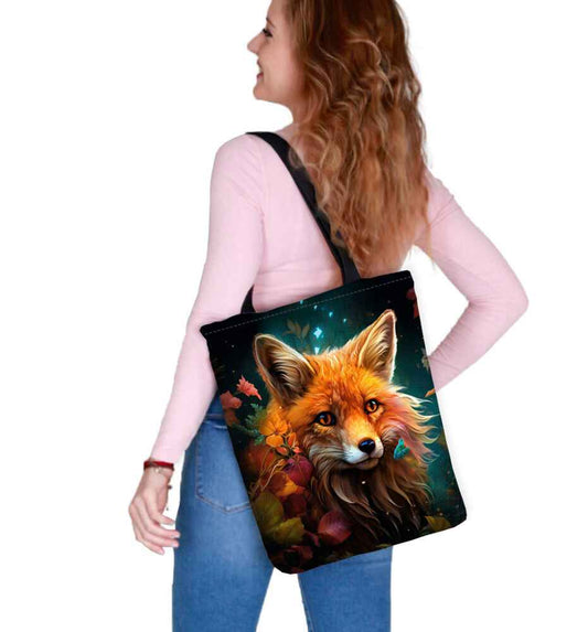Canvas Cordura Olkalaukku/Ostoskassi - Fox - Sunny Line Bertoni - Porokoru