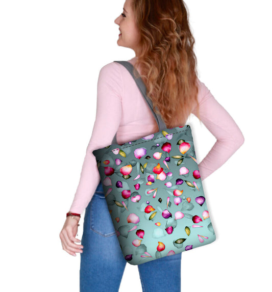 Canvas Cordura Olkalaukku/Ostoskassi - Delicate Sunny Line Bertoni