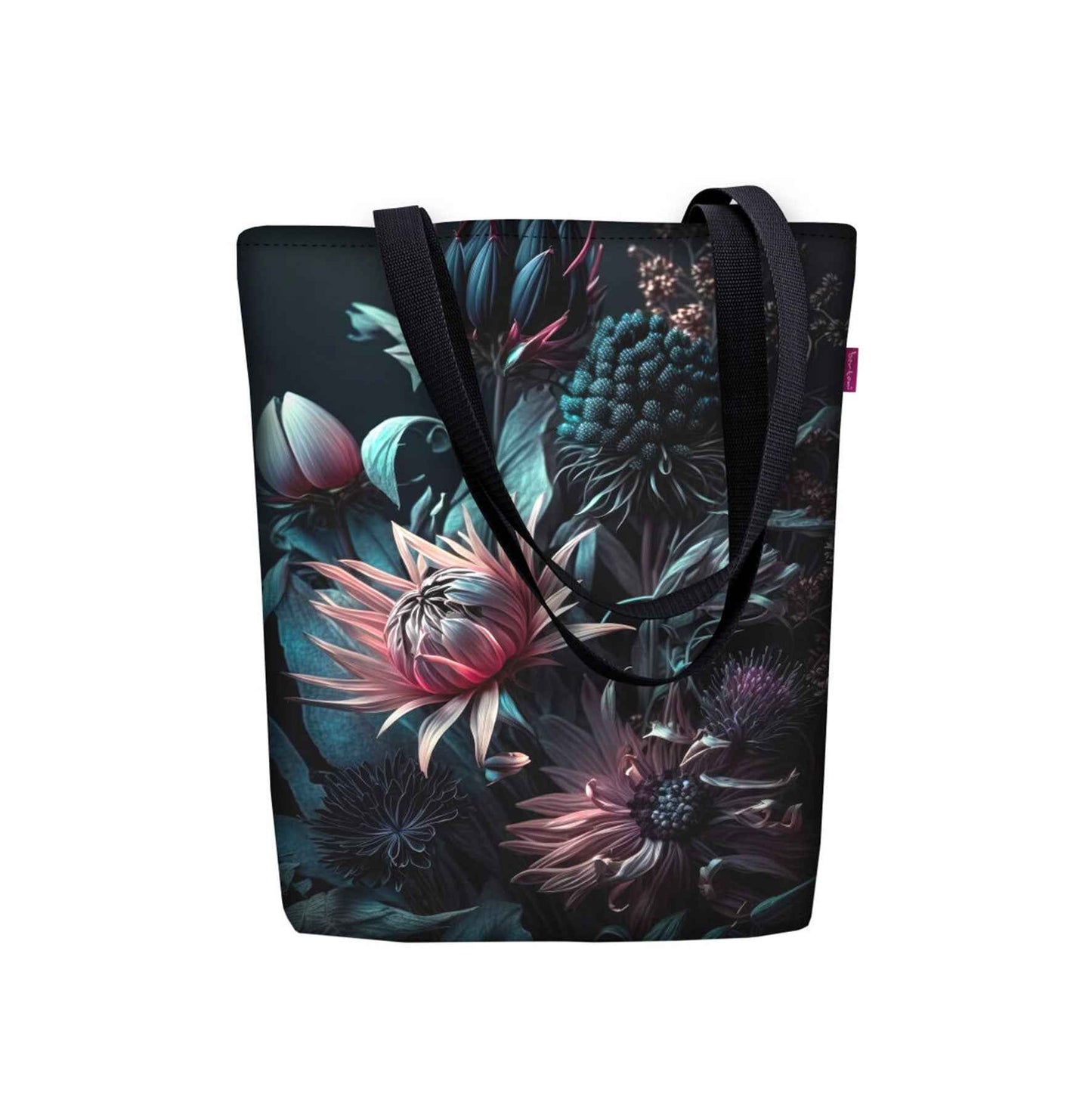 Canvas Cordura Olkalaukku/Ostoskassi - Perla Kukat - Sunny Line Bertoni - Porokoru