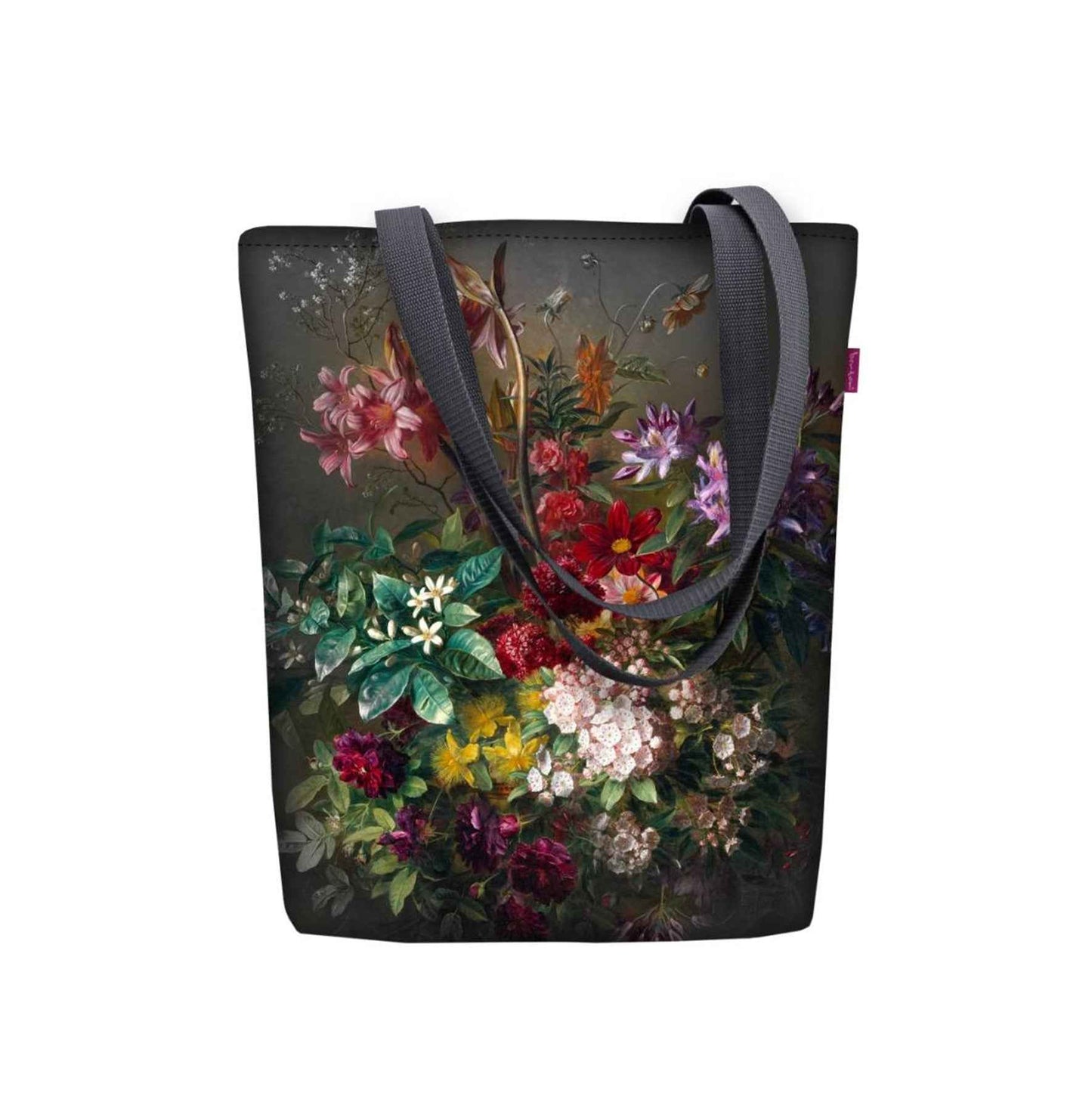 Bouquet Shoulder Bag In Canvas Sunny Line Bertoni