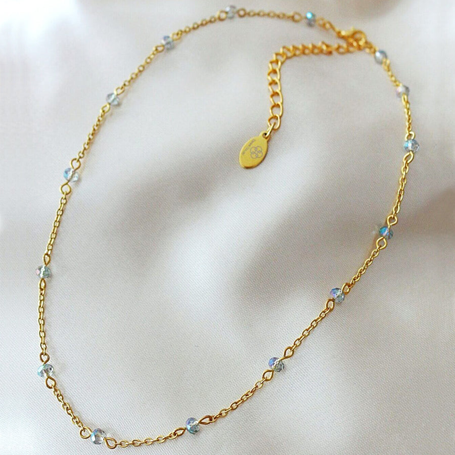 18-Karaatin Kromilasikristallinen Kaulakoruketju - Divine Dulcet