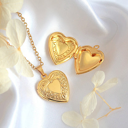 18 Karaatin Kullattu Naisten Sydänriipus Divine Dulcet