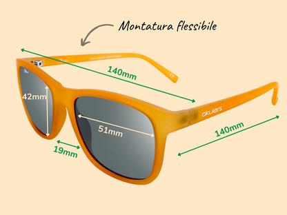 Ekologiset Aurinkolasit Okulars Eco Nordic Amber Black