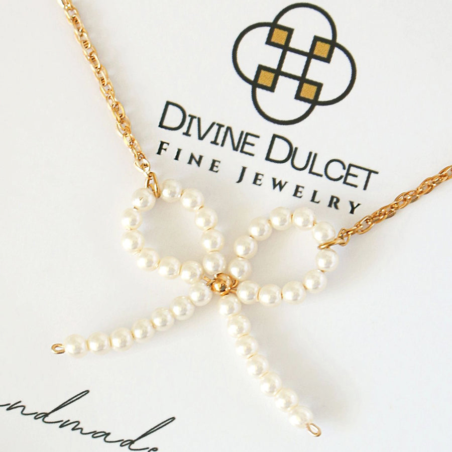 Miss Coquette 24-Karaatin Kullattu Lasihelmikaulakoru - Divine Dulcet