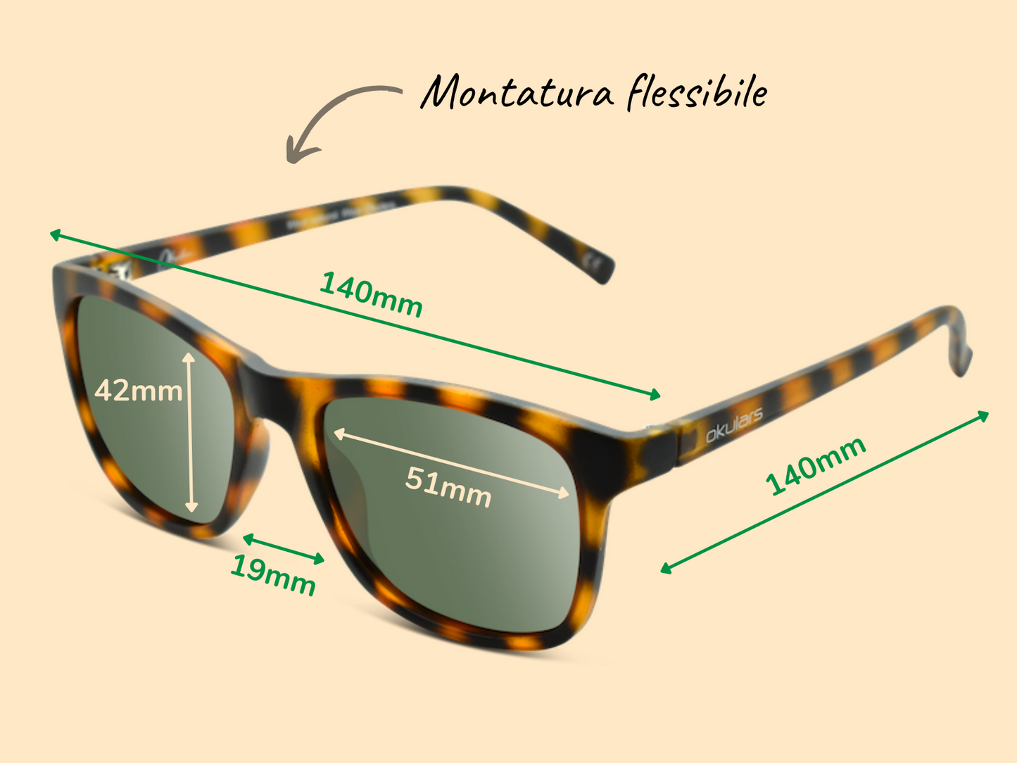 Ekologiset Aurinkolasit Okulars Eco Nordic Kelp