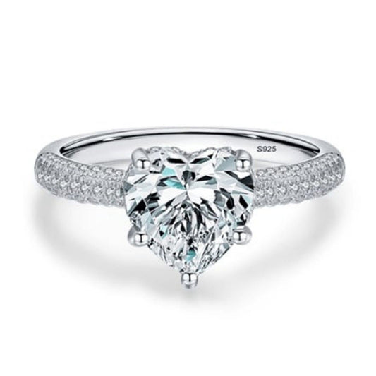 925-Sterling Hopea & 18 Karaatin Valkokultasormus Divine Dulcet