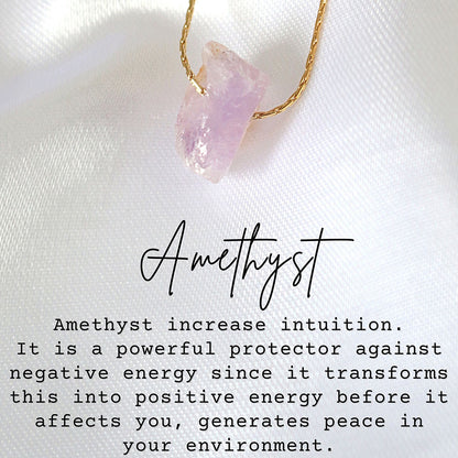 24-Karaatin Kullattu Riipuskaulakoru Aidoilla Luonnonkristalleilla - Divine Dulcet