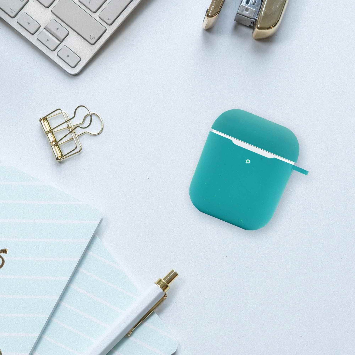 Biodegradable and Eco-Friendly AirPods Case - Sea Blue - MMore