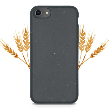 Wheat Seed Biodegradable Phone Case for iPhone - Black