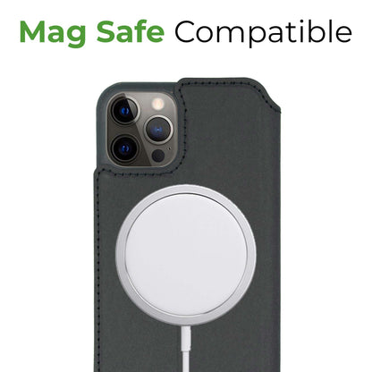 Biodegradable Black Flip Phone Case iPhone - MMore