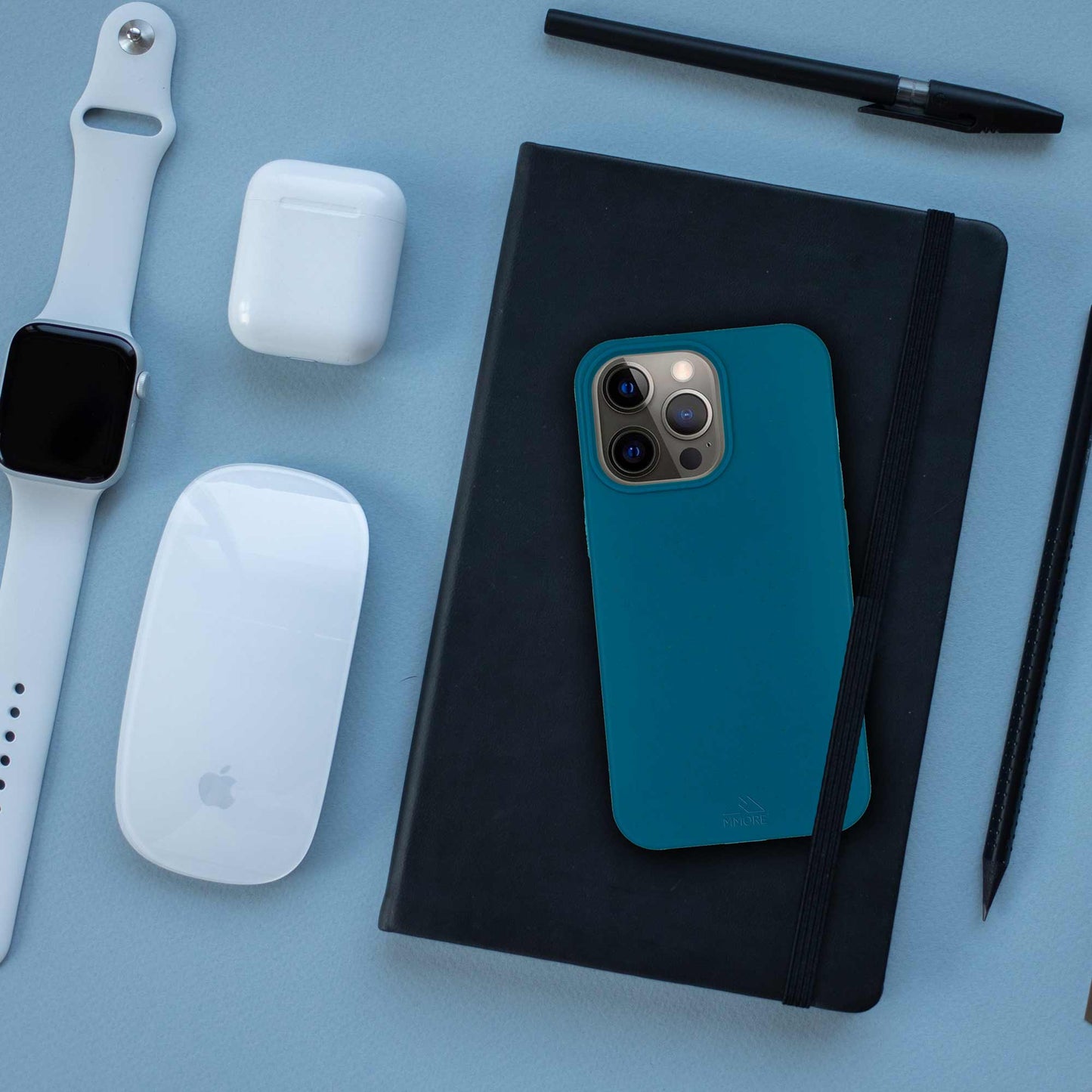 Deep Sea Blue - Biodegradable Phone Case for iPhone - MMore