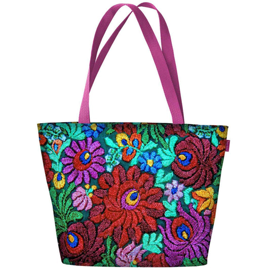 Canvas Cordura Olkalaukku - Amelia Kukat - Holiday Line Bertoni