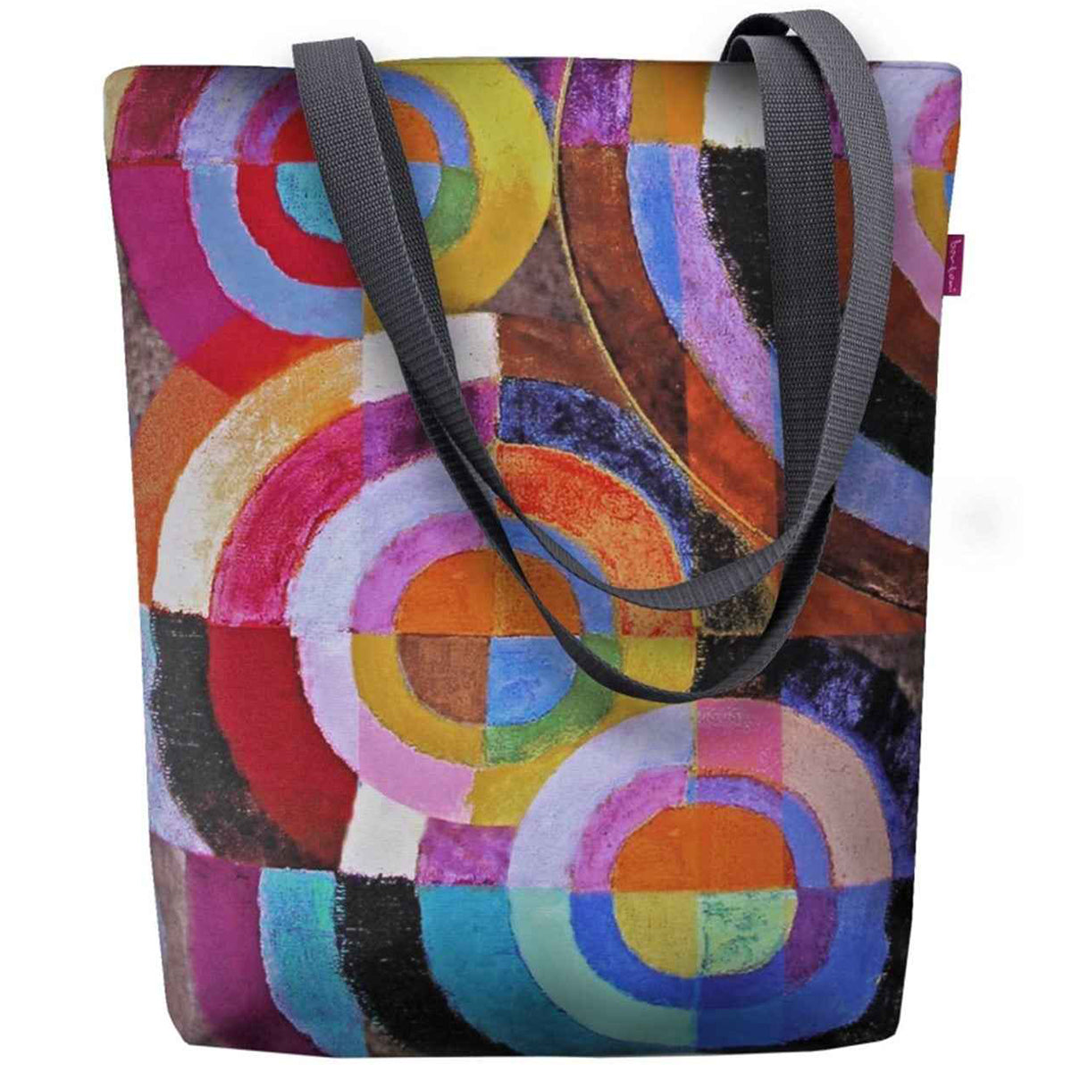 Canvas Cordura Olkalaukku/Ostoskassi - Circles - Sunny Line Bertoni