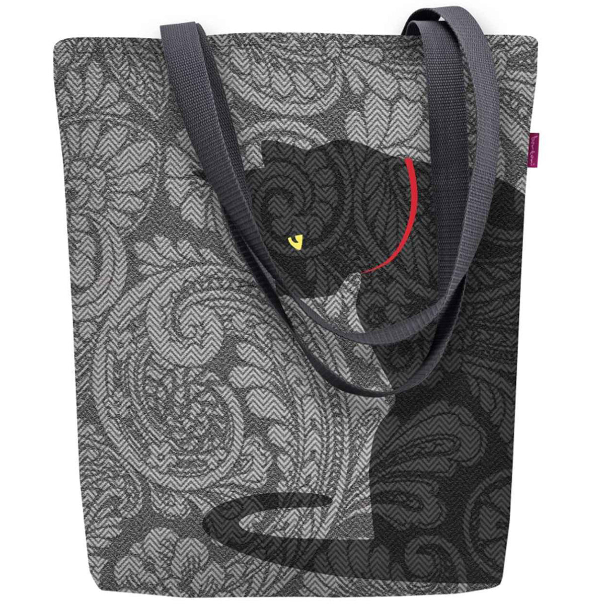 Canvas Cordura Olkalaukku/Ostoskassi - Kleks Mustakissa - Sunny Line Bertoni