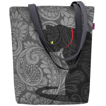 Canvas Cordura Olkalaukku/Ostoskassi - Kleks Mustakissa - Sunny Line Bertoni