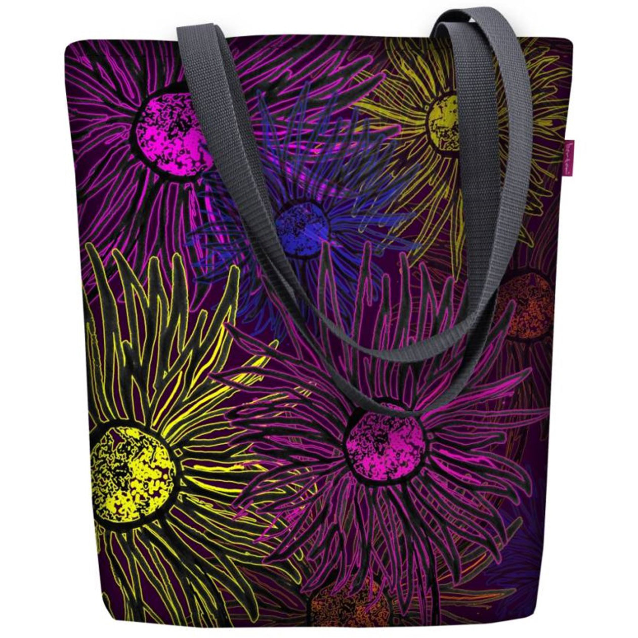 Canvas Cordura Olkalaukku/Ostoskassi - Daisy Sunny Line Bertoni