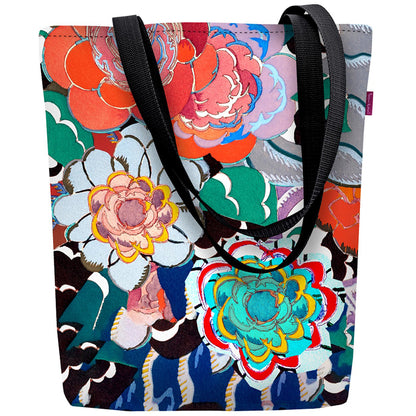 Canvas Cordura Olkalaukku/Ostoskassi - Campari Kukat - Sunny Line Bertoni