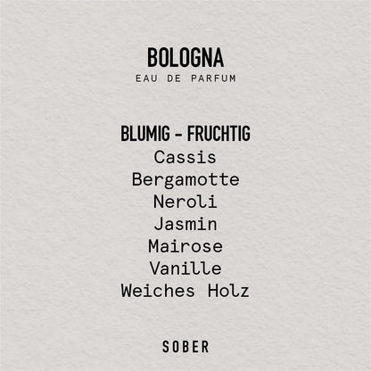 Sober Bologna Parfyymi 50ml - Unisex Eau de Parfum