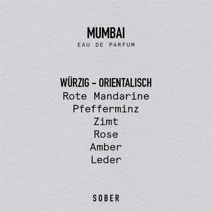 Sober Mumbai Parfyymi 50ml - Unisex Eau de Parfum