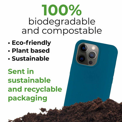 Deep Sea Blue - Biodegradable Phone Case for iPhone - MMore