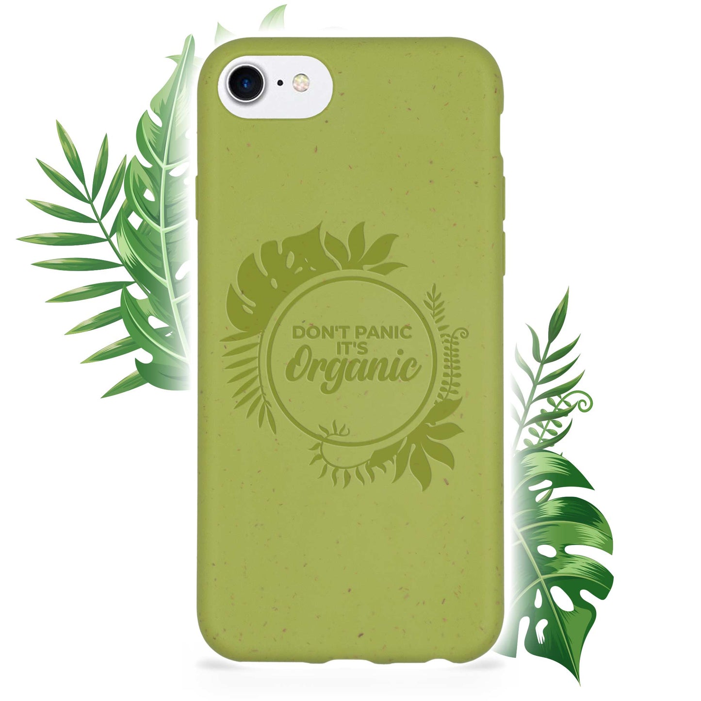 Don't Panic It's Organic - Biodegradable iPhone Case - Eight Colors