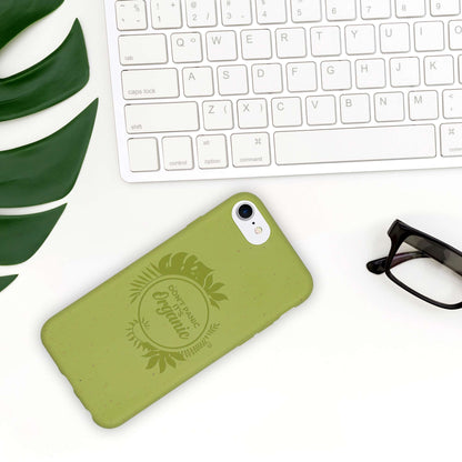 Don't Panic It's Organic - Biodegradable iPhone Case - Eight Colors