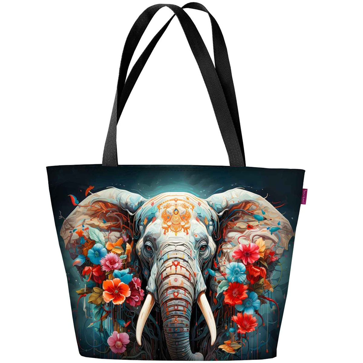 Canvas Cordura Olkalaukku - Elefantti - Holiday Line Bertoni