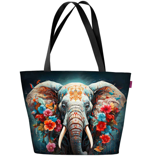 Canvas Cordura Olkalaukku - Elefantti - Holiday Line Bertoni