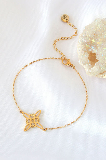 24-Karaatin Kullattu Noidansolmurannekkoru Amuletti Divine Dulcet