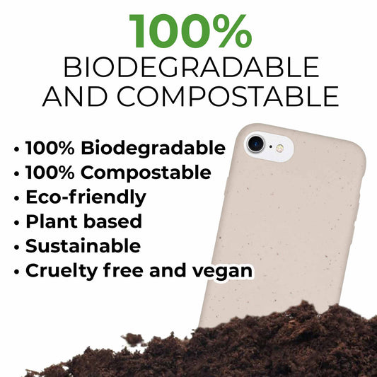 Wheat Seed Biodegradable Phone Case for iPhone - Off-White