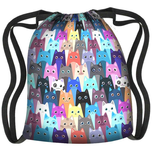 Vedenpitävä Kangasreppu Meow Kisut Canvas Cordurasta - Bertoni Arco Design