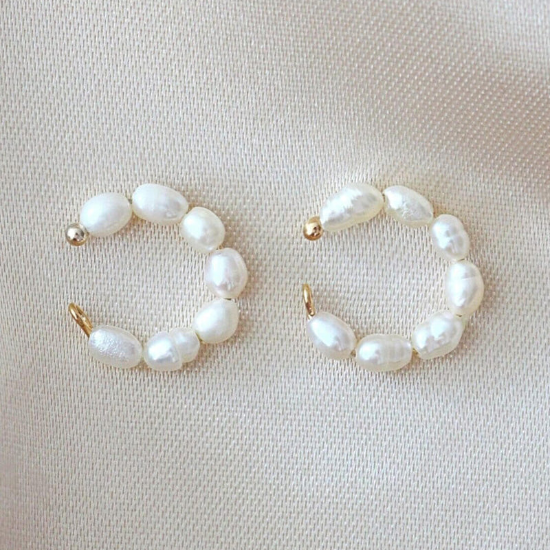 18 karaatin Korvakorut Makeanvedenhelmi Divine Dulcet