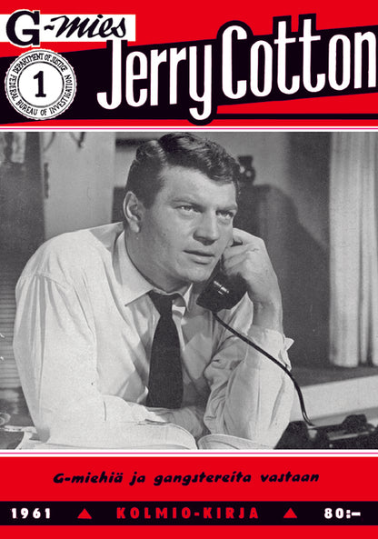 Tidskrift - Jerry Cotton 1/1961 - Mot G-Men och gangsters