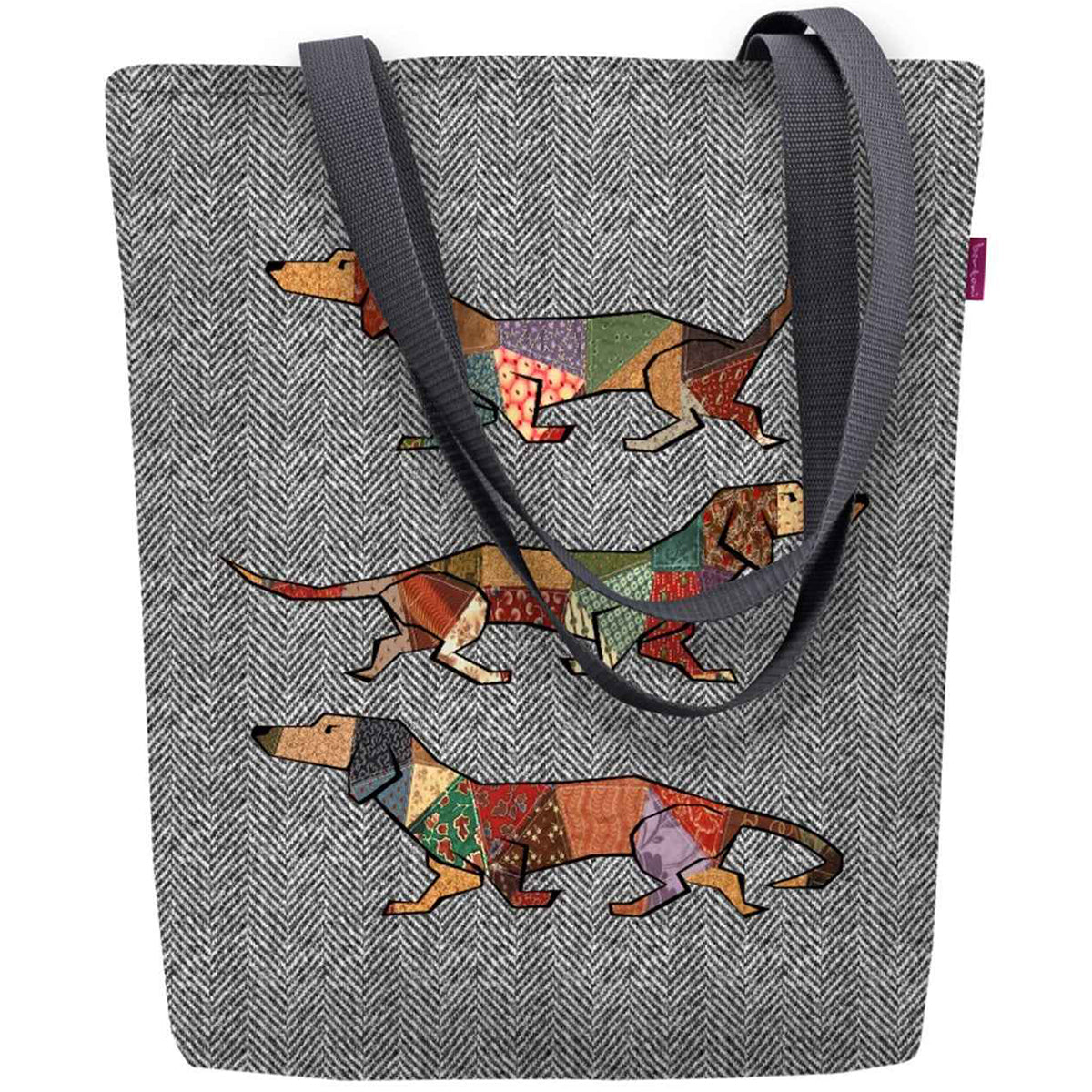Canvas Cordura Olkalaukku/Ostoskassi - Jokeri Mäyräkoira - Sunny Line Bertoni