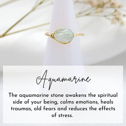 18-Karaatin Luonnonkristalleista Käsintehty Pasianssisormus - Divine Dulcet