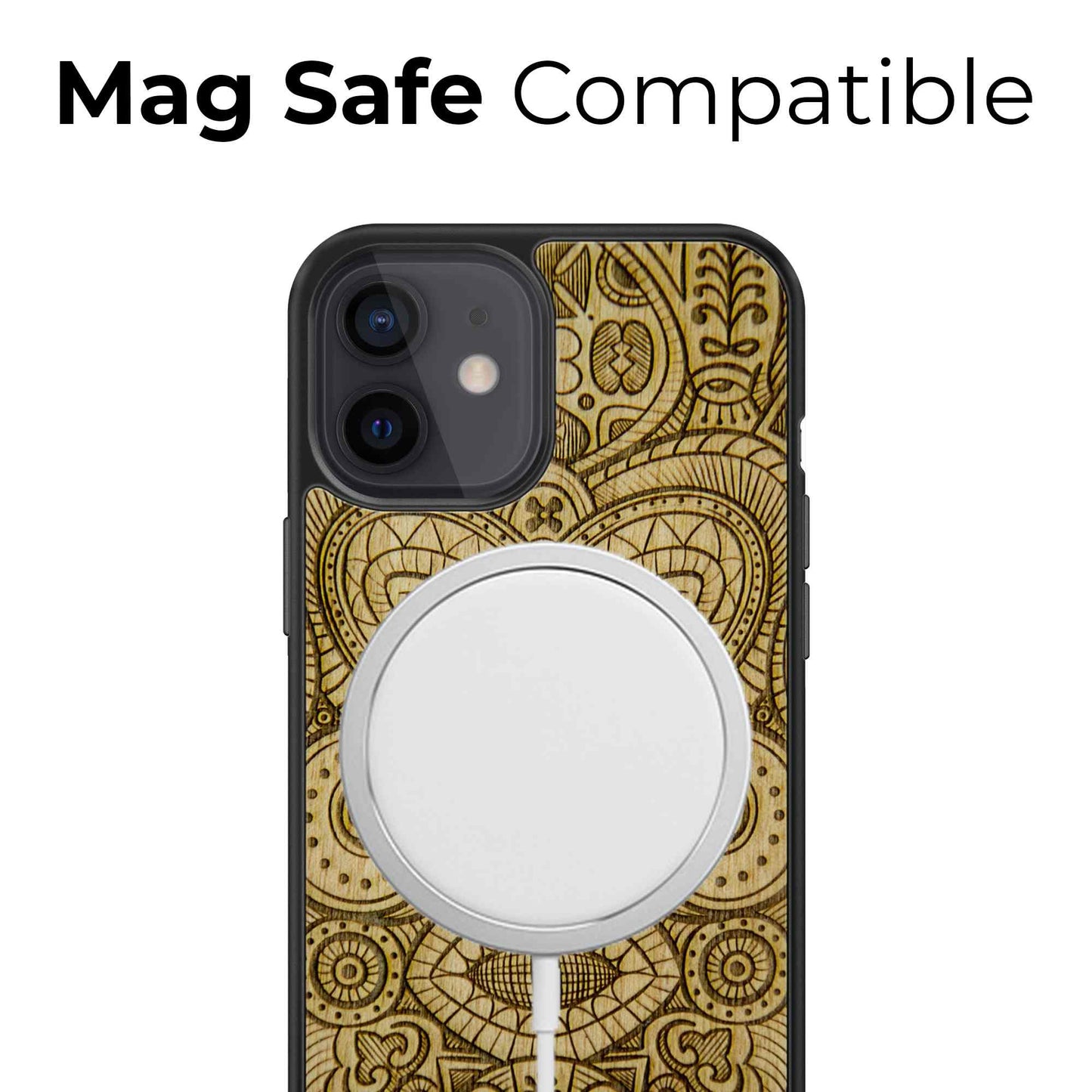 Tanganyikapuu Puhelimen Suojakuori - Tribal Mask MMore - Wood Collection