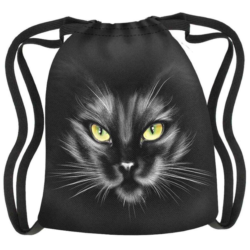 Nero Kissa Bertonin Arco Design merkkinen Canvas Cordura-kissareppu / urheilukassi