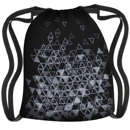 Triangle Backpack In Canvas Fun Sack Line Bertoni