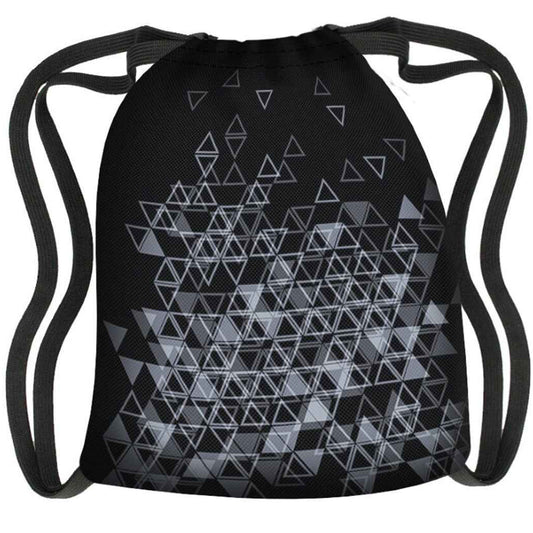 Triangle Backpack In Canvas Fun Sack Line Bertoni
