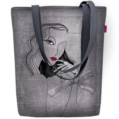 Canvas Cordura Olkalaukku/Ostoskassi - Parisienne Sunny Line Bertoni